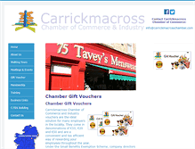 Tablet Screenshot of carrickmacrosschamber.com